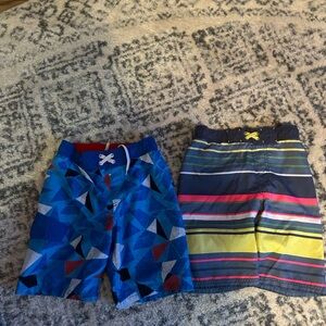 2 Pair Boys Swim Trunks